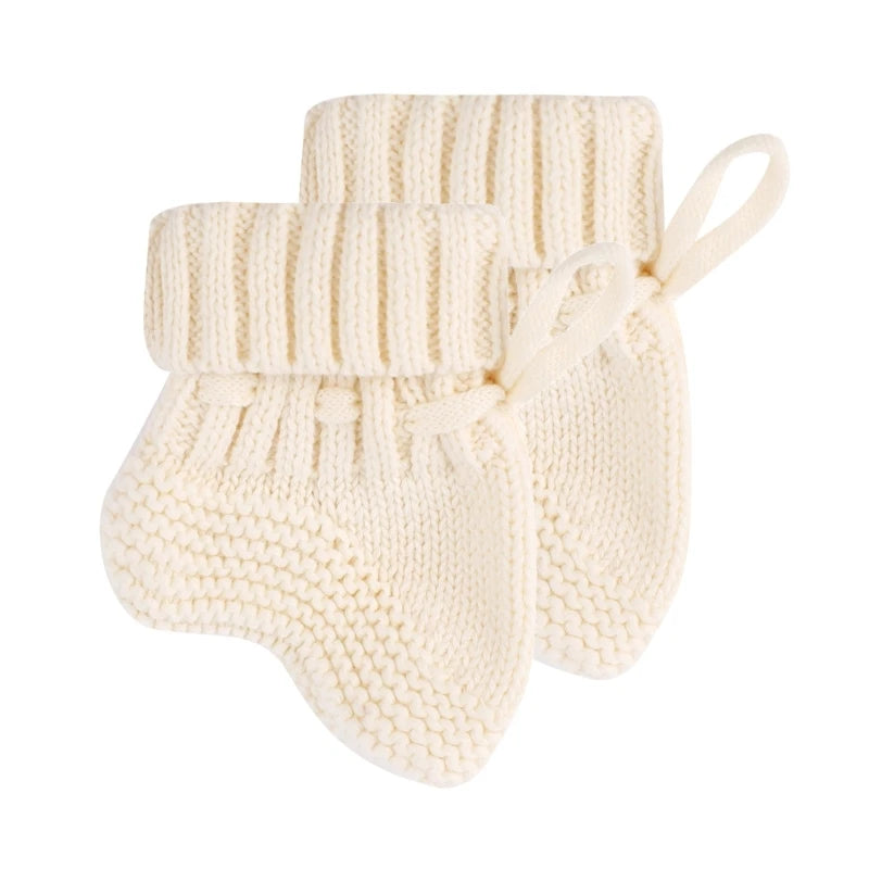 Warm Handmade Knitted Baby Socks